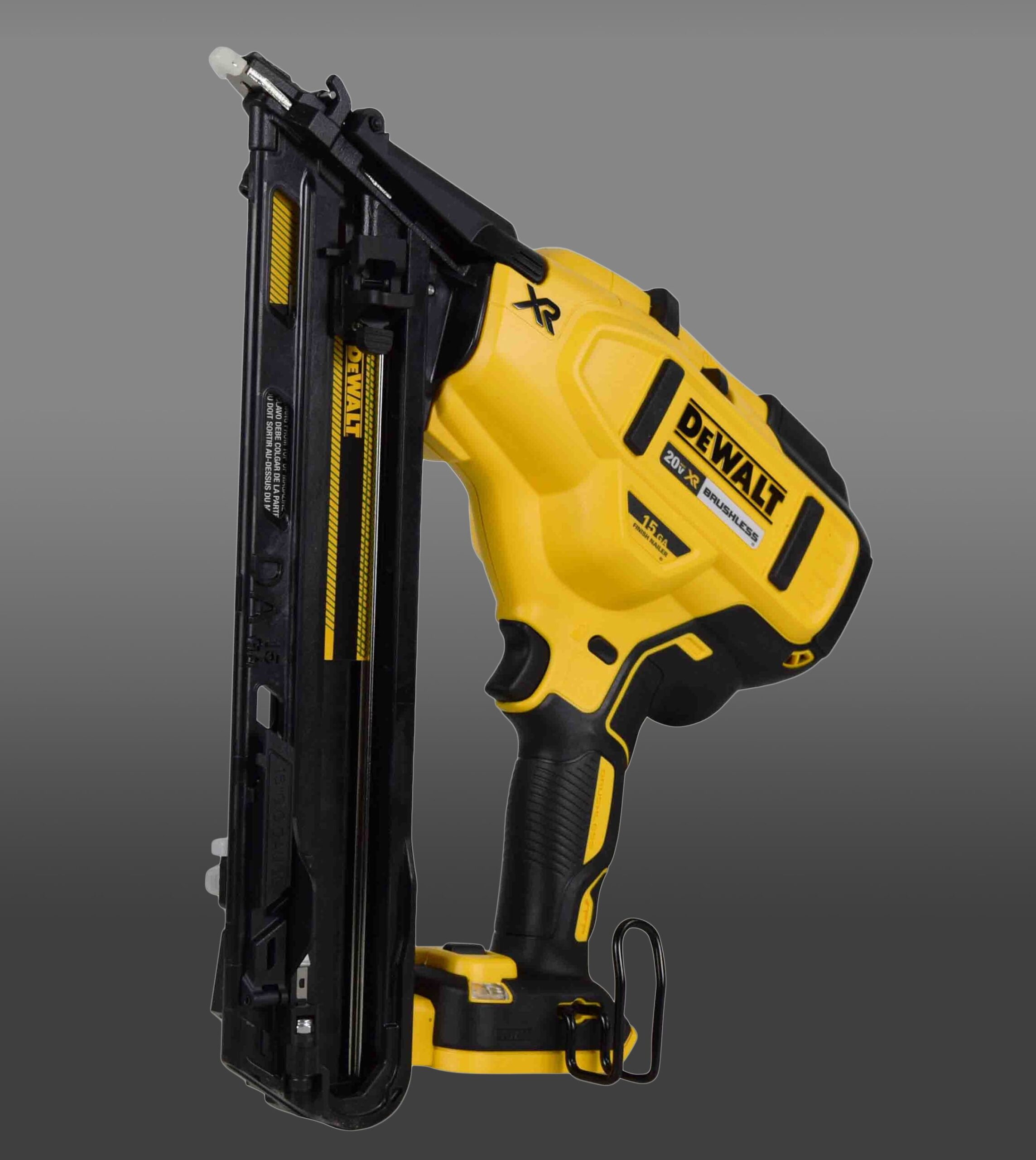 DEWALT 20V Max XR Cordless 15 Gauge Angled Finish Nailer DCN650B Brushless Battery Nail Gun Bare Tool Walmart