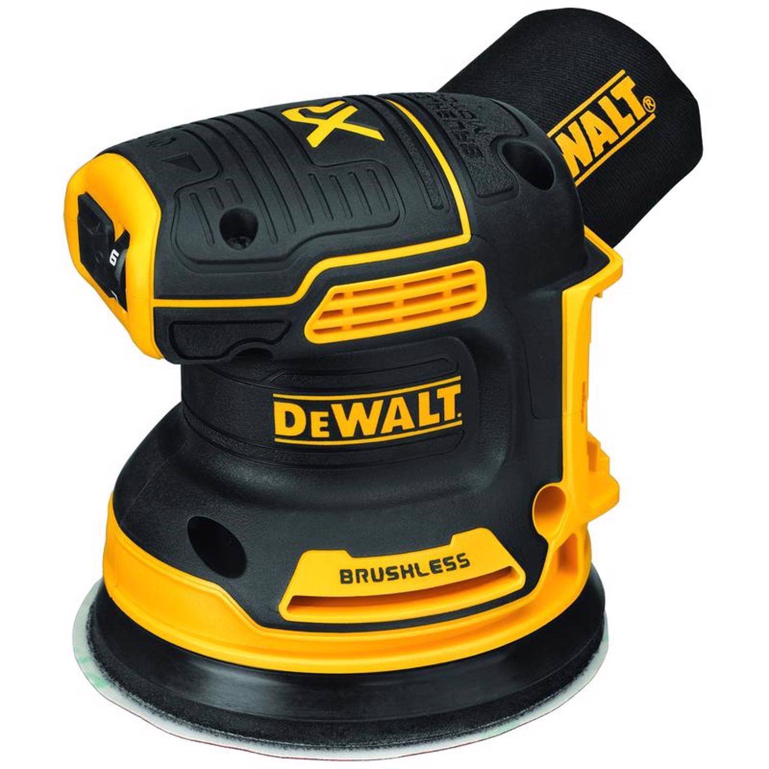 DeWalt 20V MAX XR Cordless 5 In Brushless Random Orbit Sander Tool Only Stine Home Yard The Family You Can Build Around 