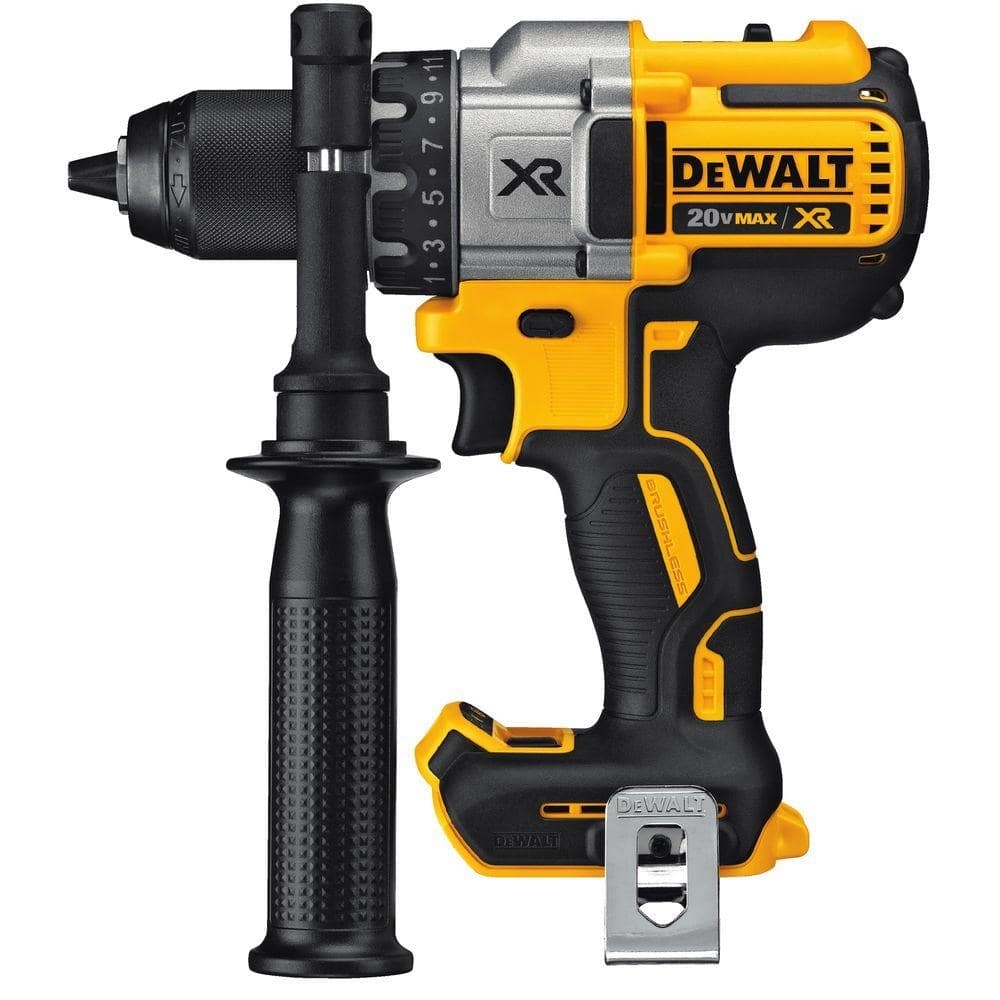 DEWALT 20V MAX XR Cordless Brushless 3 Speed 1 2 In Drill Driver Tool Only DCD991B The Home Depot