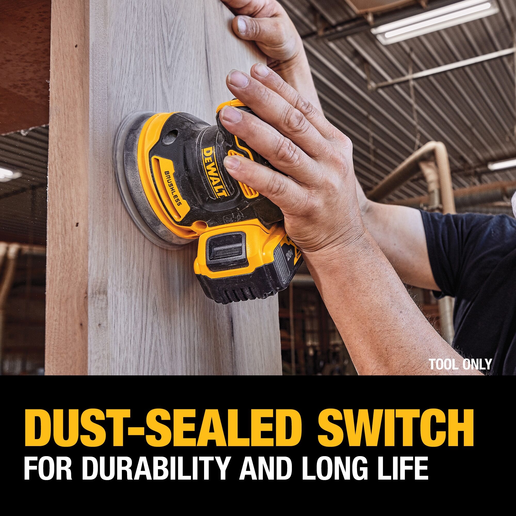 DeWalt 20V Max XR Cordless Brushless 5 In Random Orbital Sander Tool DCW210B