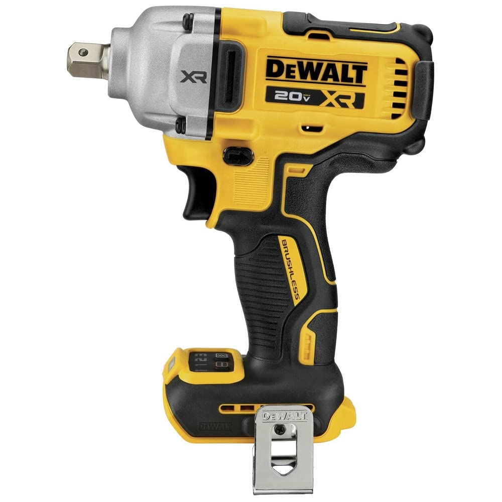 DEWALT 20V MAX XR Cordless Impact Wrench 1 2 Includes Detent Pin Anvil And Belt Clip Bare Tool Only DCF892B Amazon
