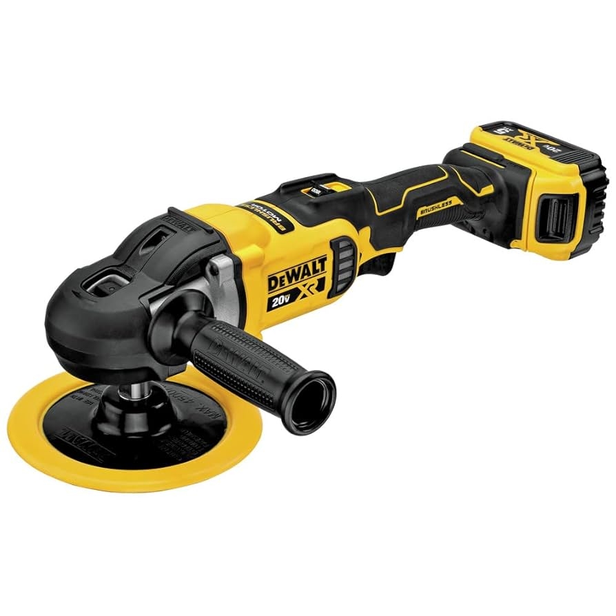 DEWALT 20V MAX XR Cordless Polisher Kit Rotary Variable Speed 