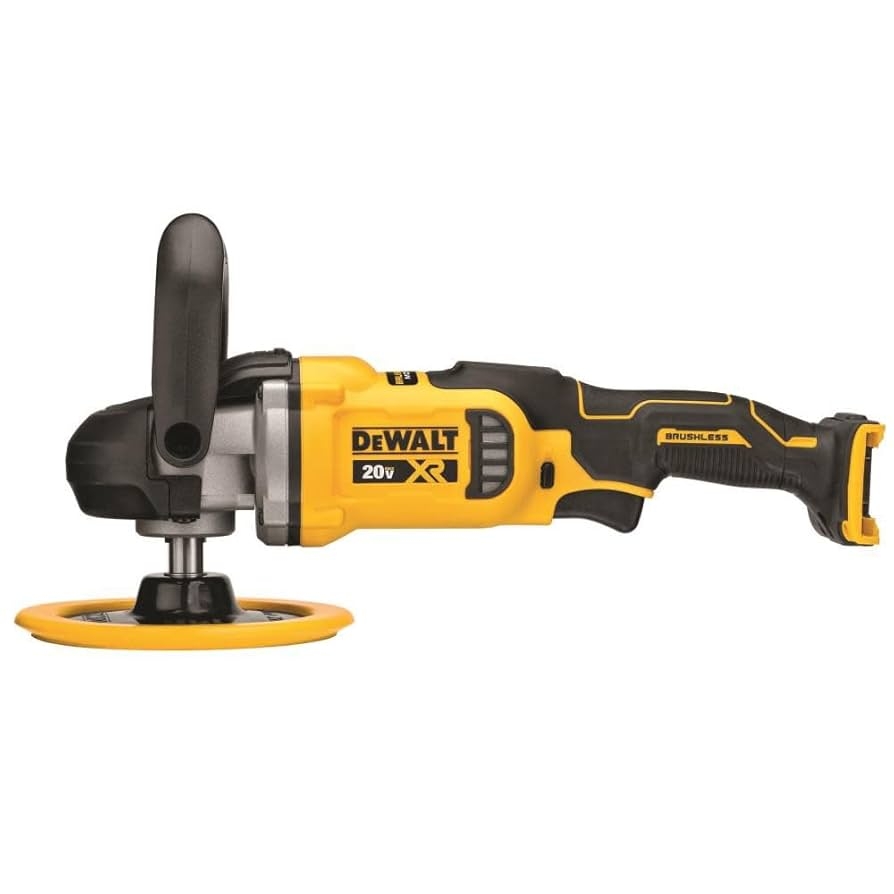 DEWALT 20V MAX XR Cordless Polisher Rotary Variable Speed 7 