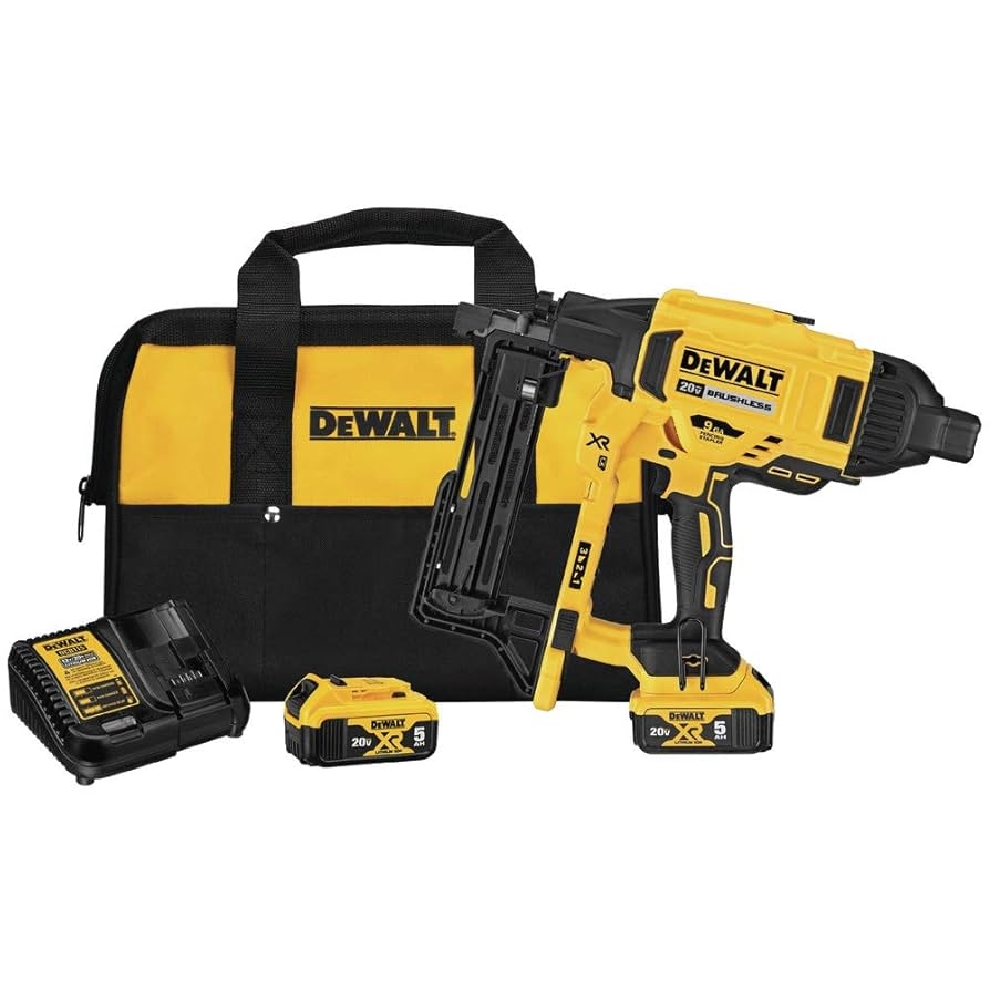 DEWALT 20V MAX XR Crown Stapler Cordless Fencing Kit 9GA DCFS950P2 Amazon