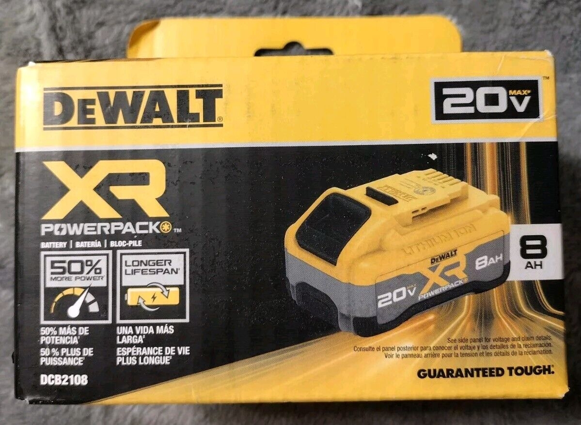 dewalt 8 ah battery