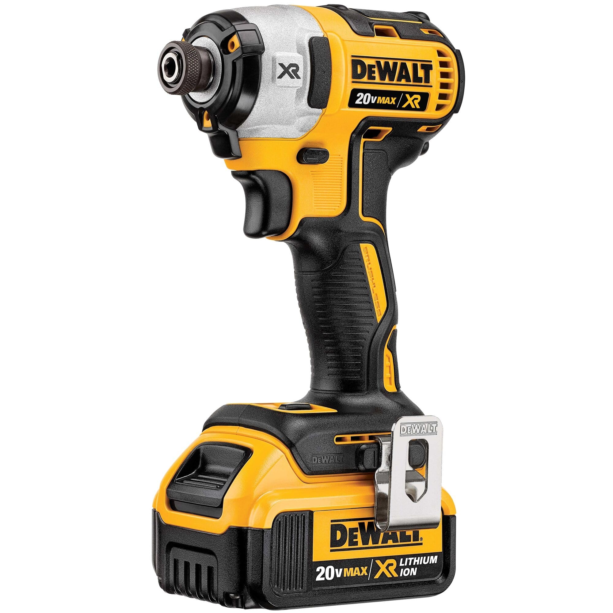 DEWALT 20V MAX XR Impact Driver Kit Brushless 3 Speed 1 4 Inch 4 0 Ah DCF887M2 Black Amazon
