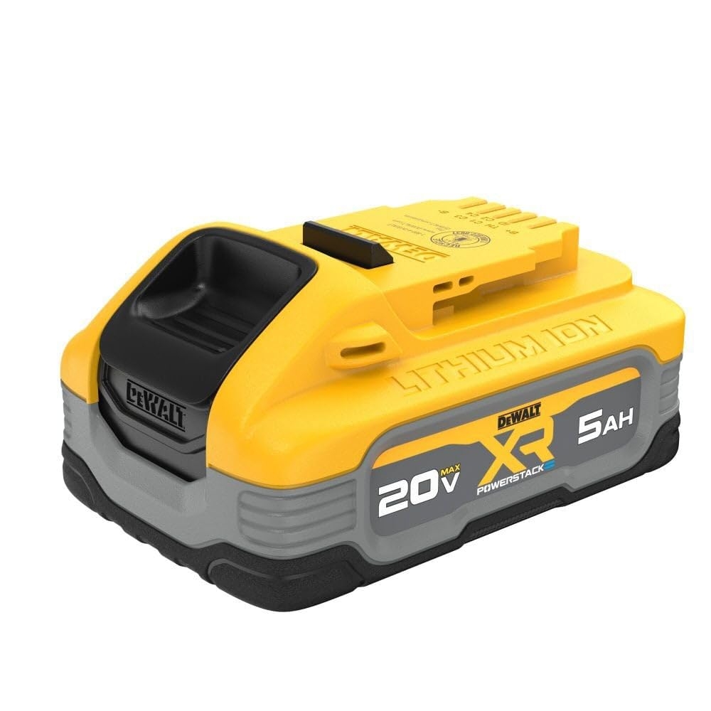 DEWALT 20V MAX XR POWERSTACK 5 Ah Lithium Ion Battery DCBP520 Amazon