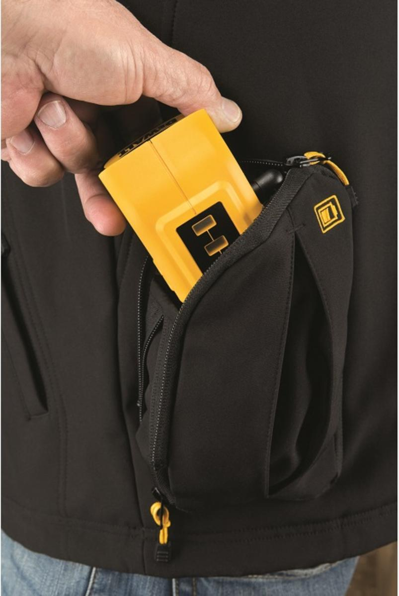 DeWalt 20V Soft Shell Heated Work Jacket With Battery Kit