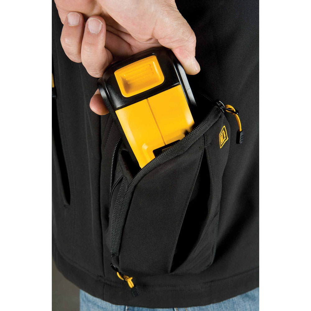 DeWalt 20V Soft Shell Heated Work Jacket With Battery Kit