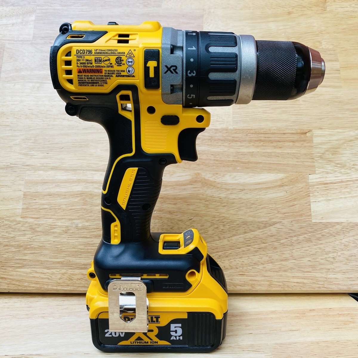 Dewalt 20V XR Brushless 1 2 In Cordless Hammer Drill Driver Tool Only EBay
