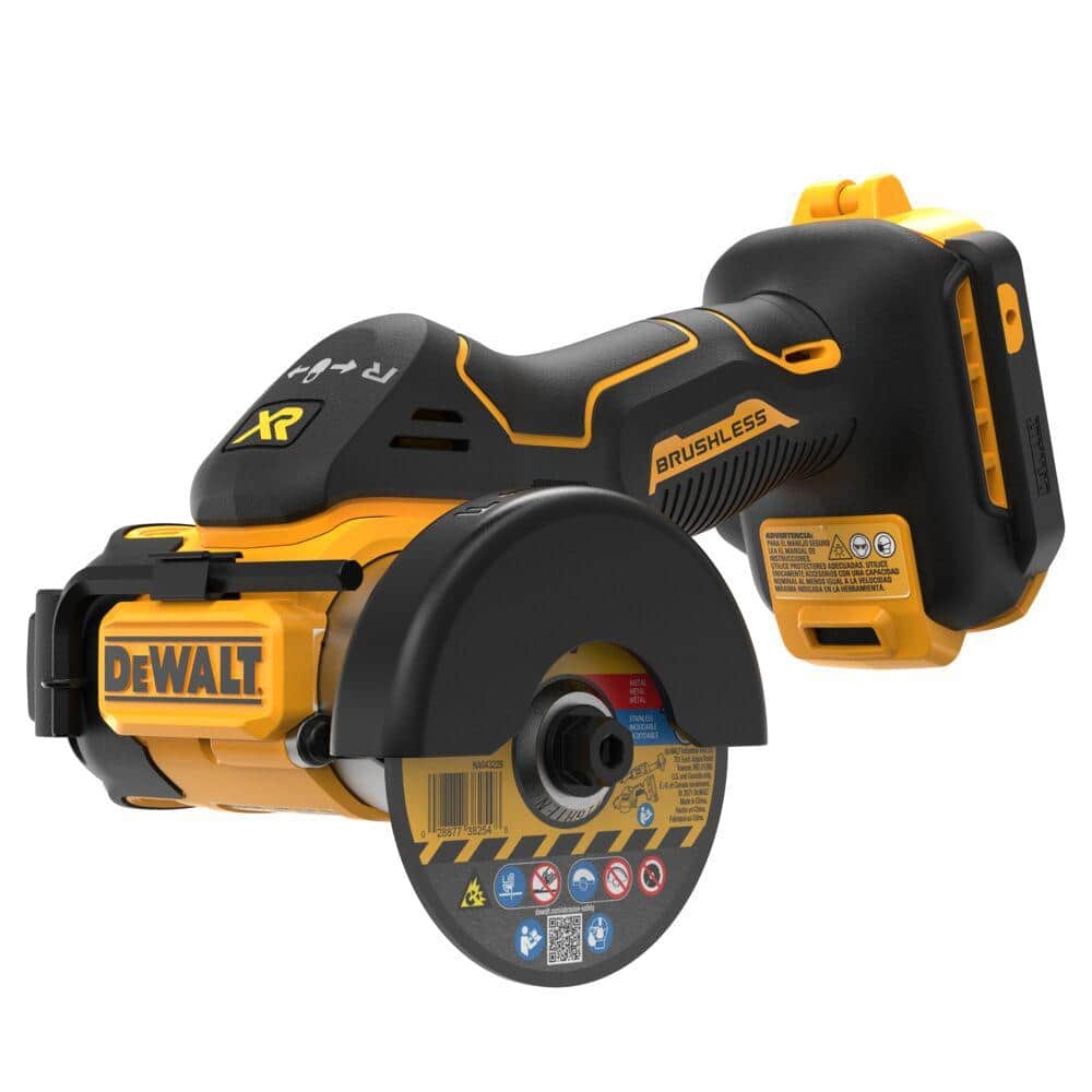 DEWALT 20V XR Cordless 3 In Cut Off Tool Tool Only DCS438B The Home Depot
