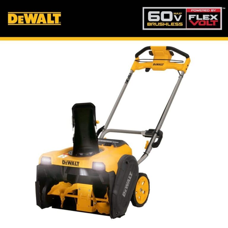 DEWALT 21 In 60 Volt Max Cordless Electric Single Stage Snow Blower Tool Only DCSNP2142B The Home Depot