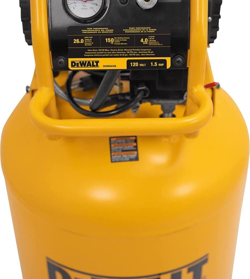 dewalt 26 gallon air compressor