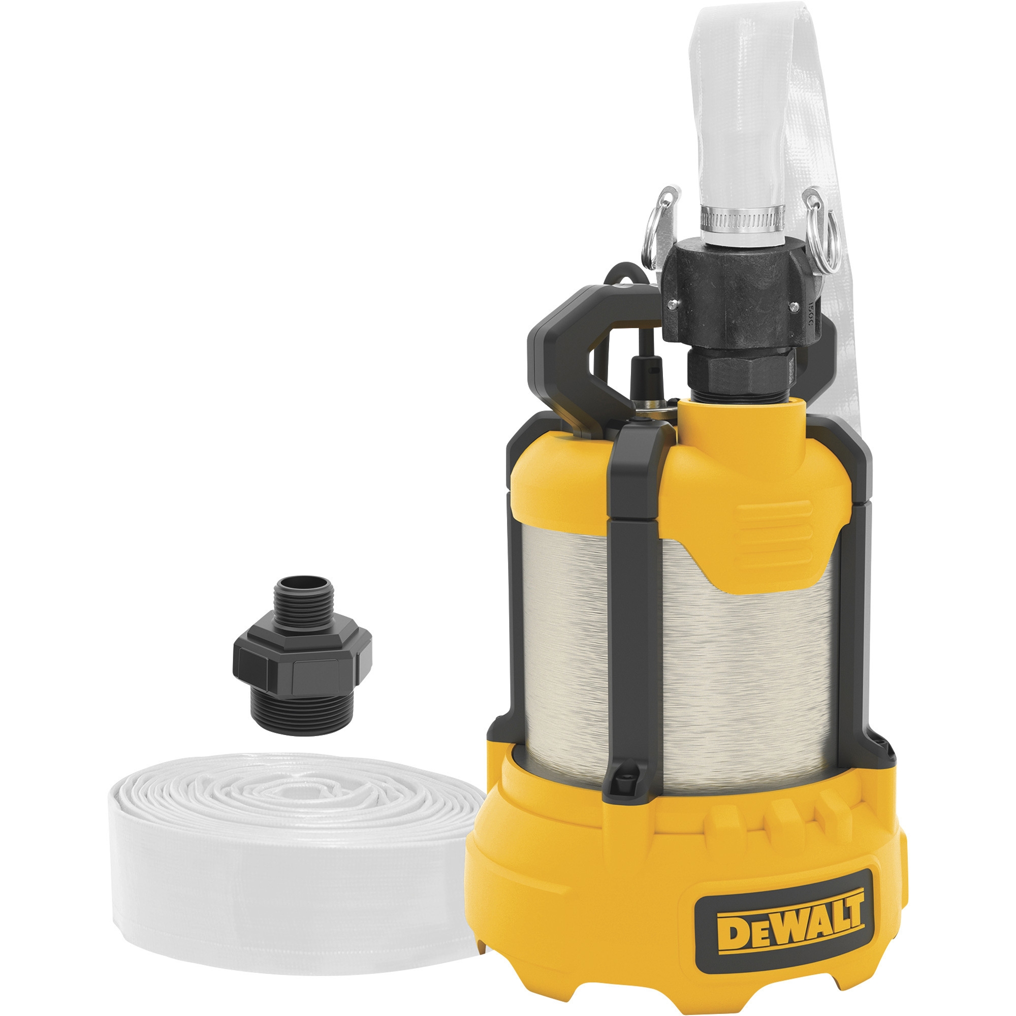 DeWalt 3 4 HP Aluminum Submersible Utility Pump With Hose Kit