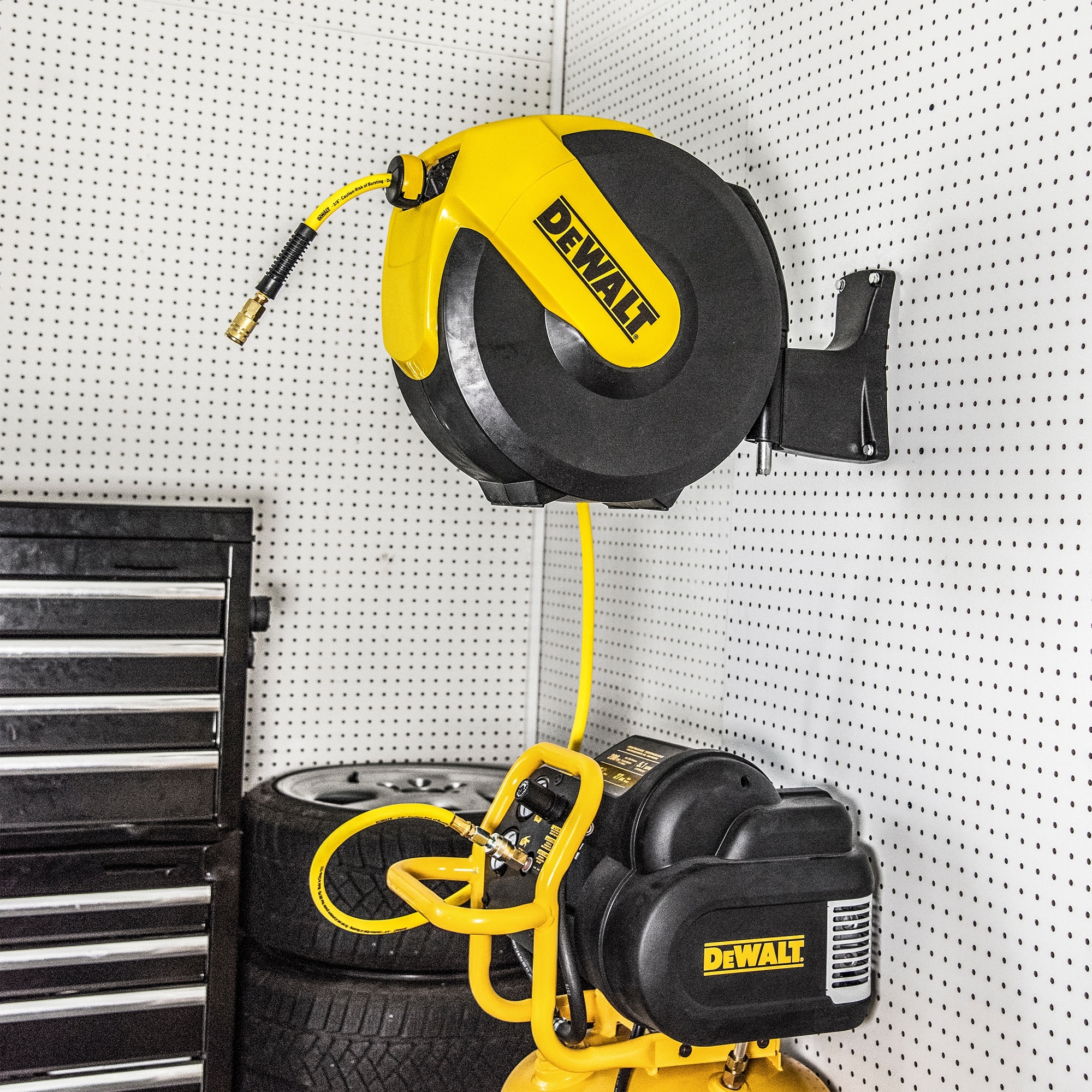 dewalt air hose reel