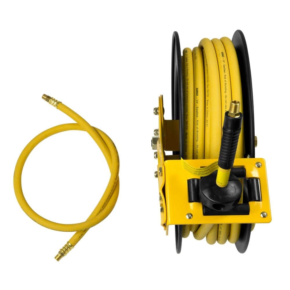 DeWalt 3 8 In X 50 Ft Single Arm Auto Retracting Air Hose Reel