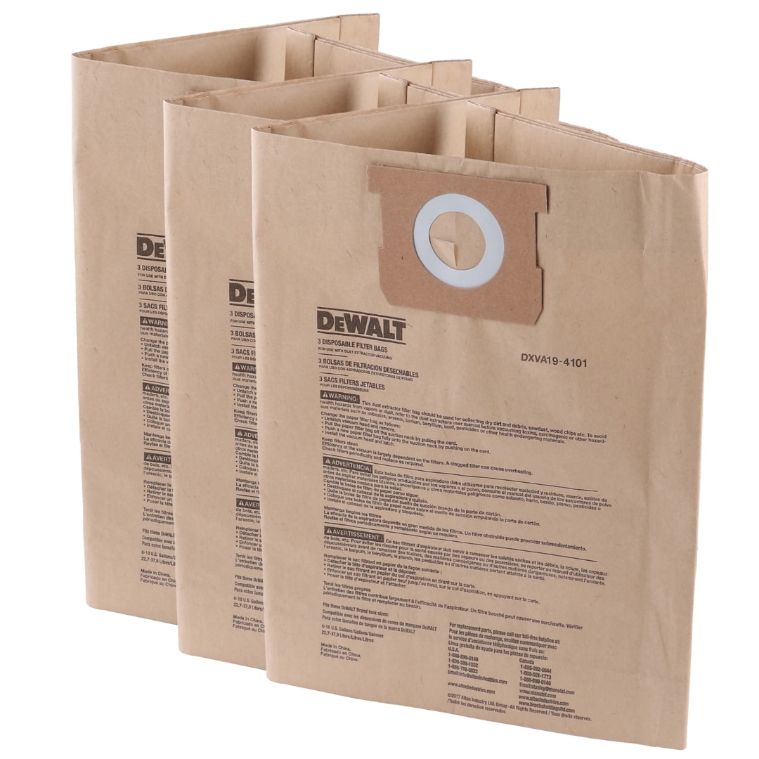 DEWALT 3 Pack Large Dry Shop Vacuum Collection Filter DXVA19 4101 At Lowes