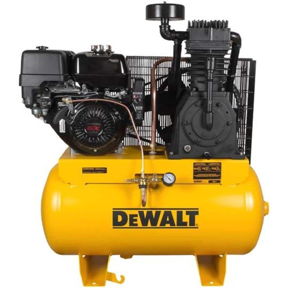 DEWALT 30 Gal 175 PSI 2 Stage Gas Powered Truck Mount Air Compressor DXCMH1393075 The Home Depot