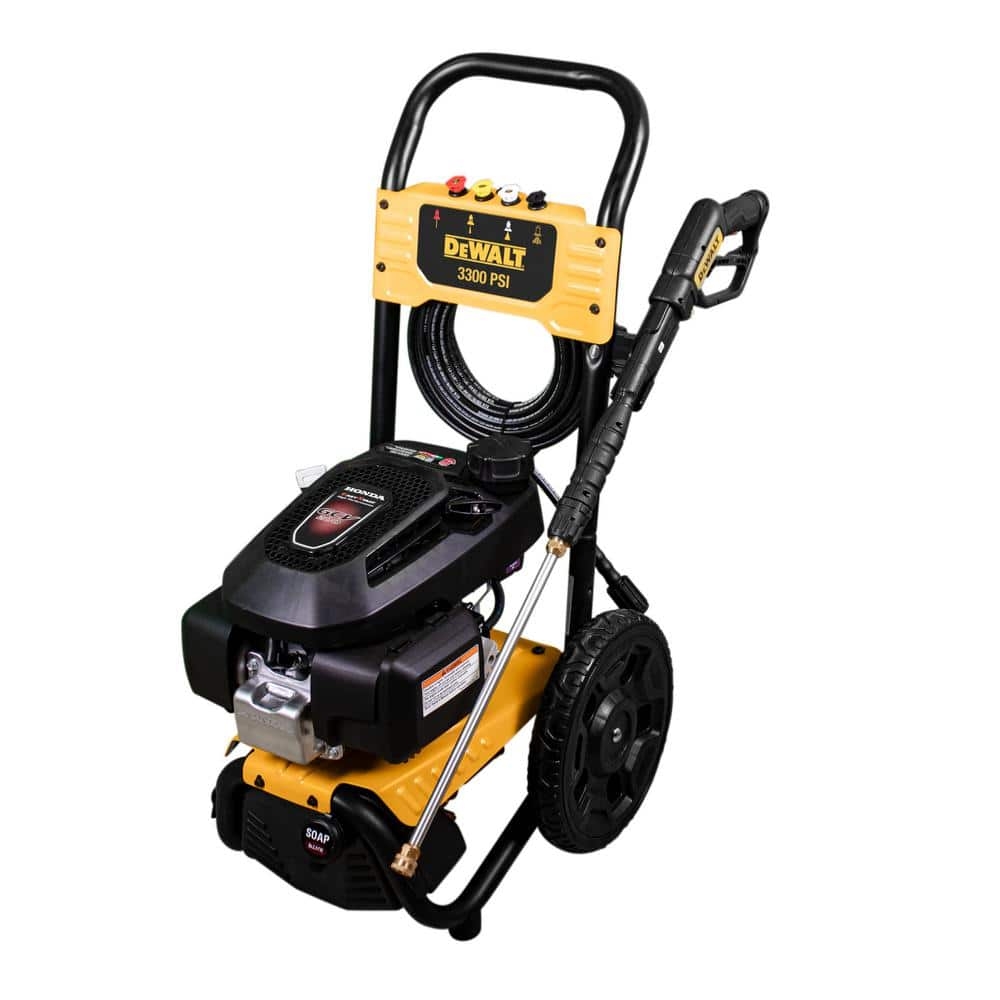 DEWALT 3300 PSI 2 4 GPM Cold Water Gas Pressure Washer With HONDA GCV200 Engine DXPW61337 The Home Depot