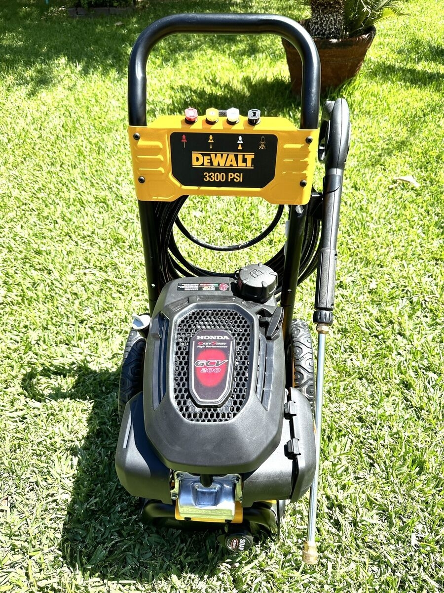 dewalt 3300 psi pressure washer
