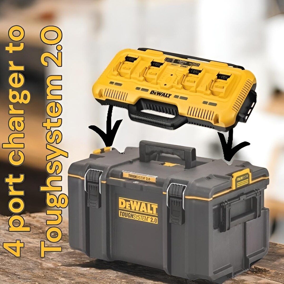 Dewalt 4 Port Charger To TOUGH SYSTEM 2 0 Tool Kit Accessories Etsy