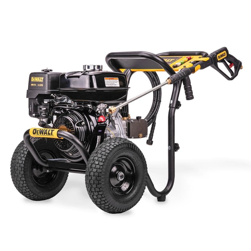 DEWALT 4000 PSI At 3 5 GPM Gas Pressure Washer Powered By Honda With AAA Triplex Pump California Compliant 60895 The Home Depot
