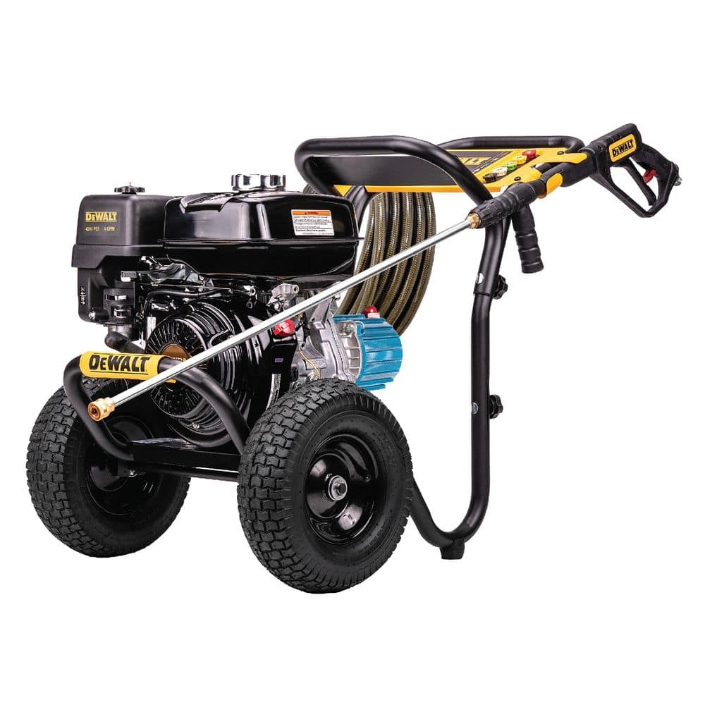 DEWALT 4200 PSI 4 0 GPM Gas Cold Water Pressure Washer With HONDA GX390 Engine DXPW60605 The Home Depot
