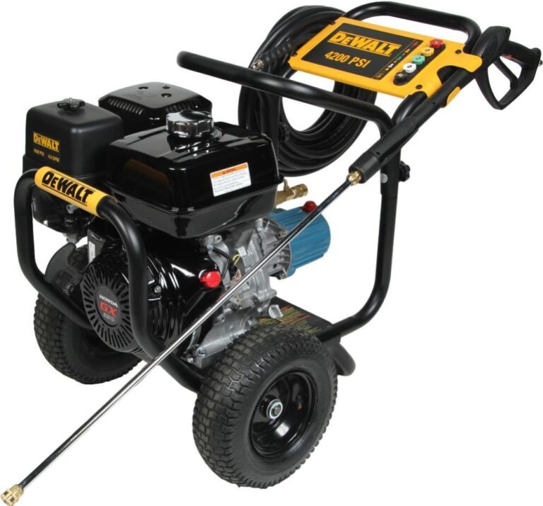 DEWALT 4200 PSI 4 0 GPM Gas Powered Cold Water Commercial Pressure Washer With 5 Quick Connect Spray Nozzles DXPW60605 Acme Tools