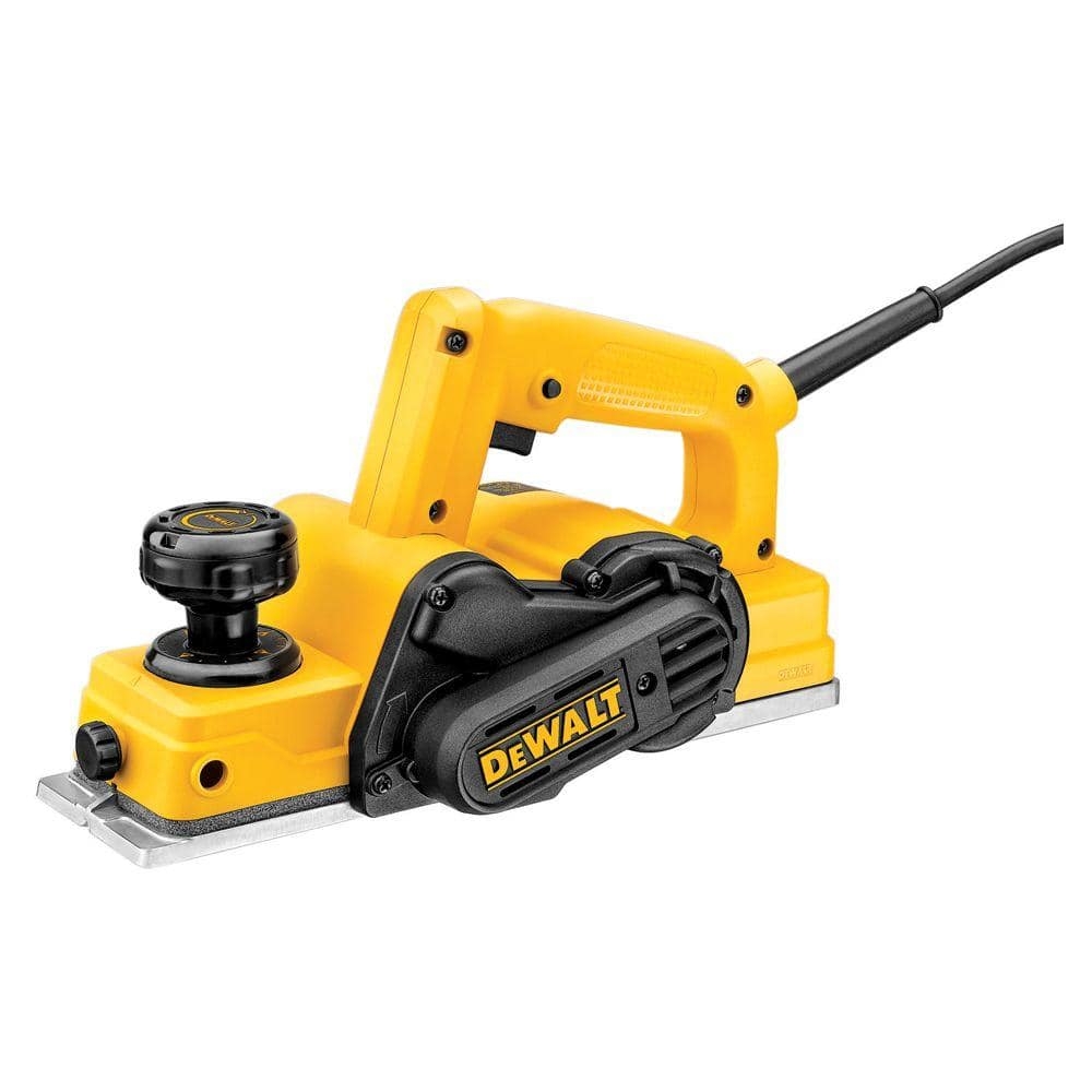 DEWALT 5 5 Amp Corded 3 1 4 In Portable Handheld Planer D26676 The Home Depot