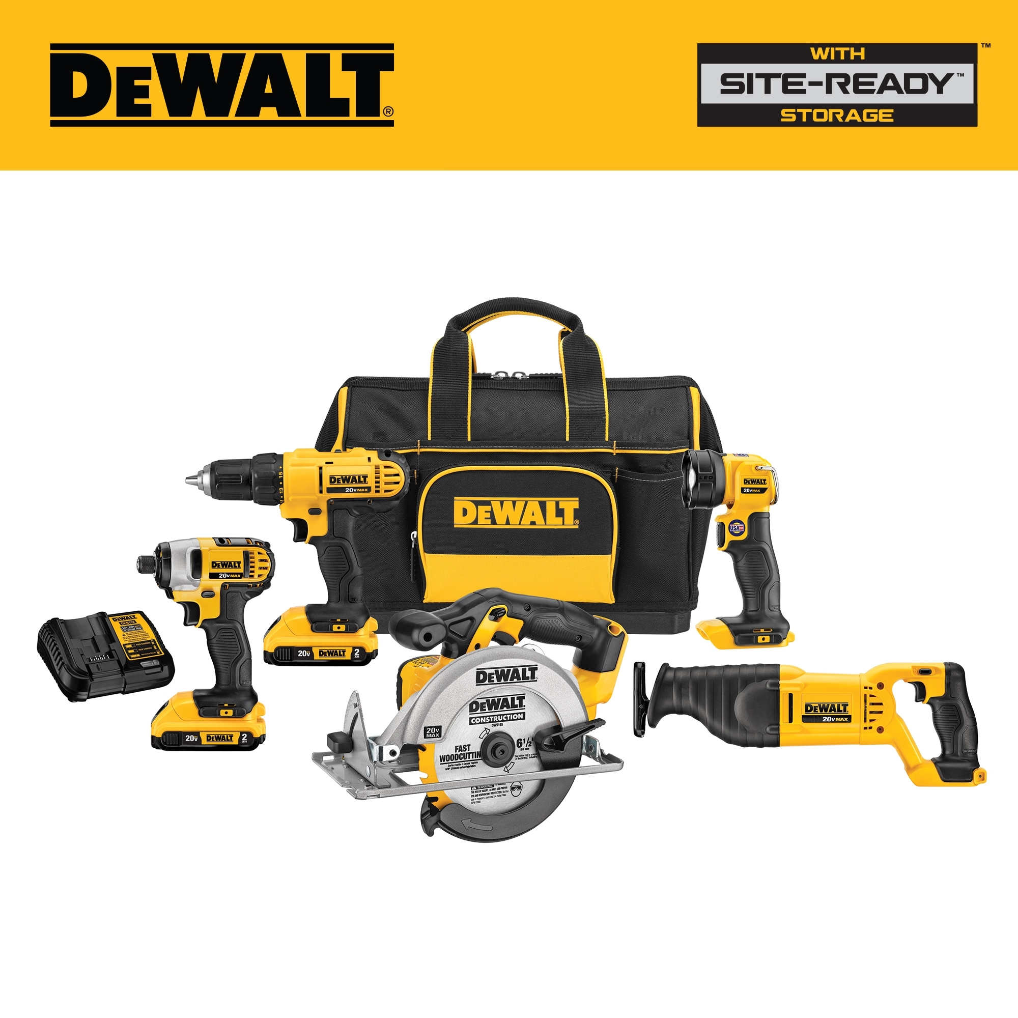 dewalt 5 tool combo kit