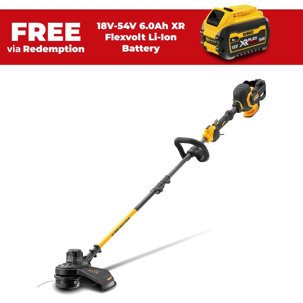 Dewalt 60 Volt Brushless Weed Eater Dewalt 60 Volt Trimmer DeWalt DCM5713N XE 54v Flex Volt
