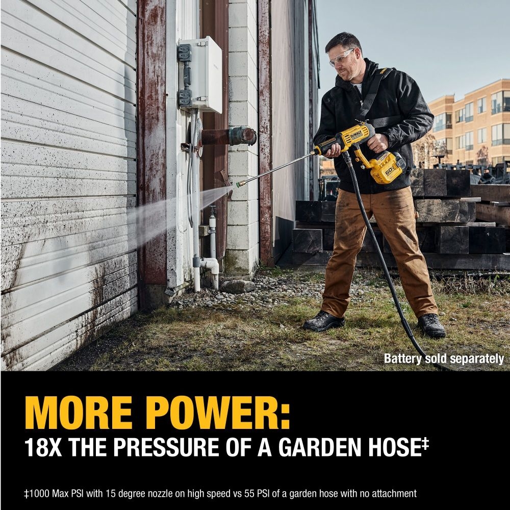 dewalt 60v pressure washer