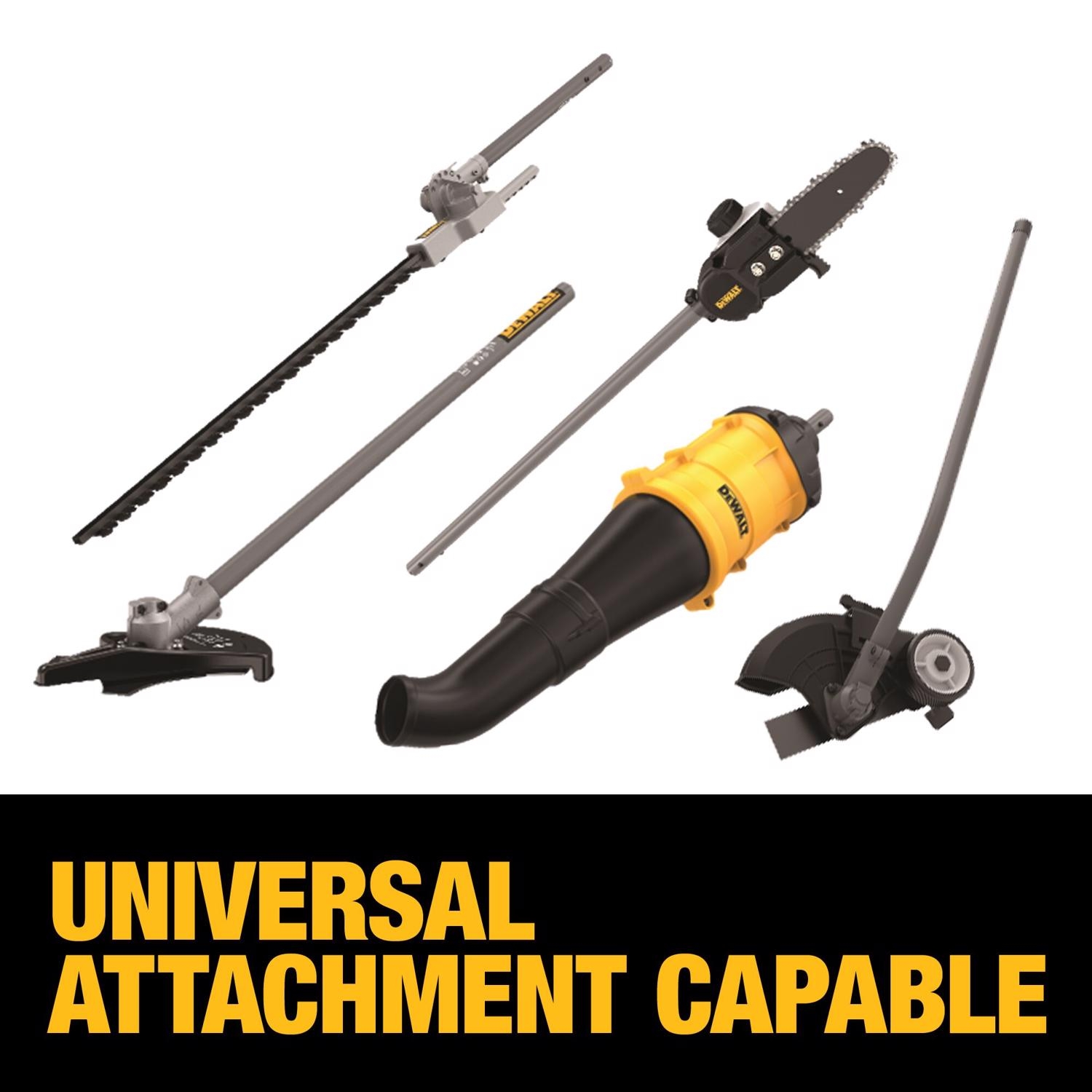 DeWalt 60V MAX 17 In 60 V Battery String Trimmer Kit Battery Charger Stine Home Yard The Family You Can Build Around 