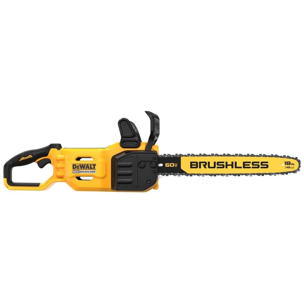 DEWALT 60V MAX Cordless Chainsaw 18 In Tool Only DCCS672B Sports U0026 Outdoors Amazon