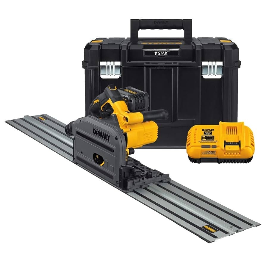 DEWALT 60V MAX Track Saw Kit With 59 Inch Track 6 1 2 Inch DCS520ST1 Amazon