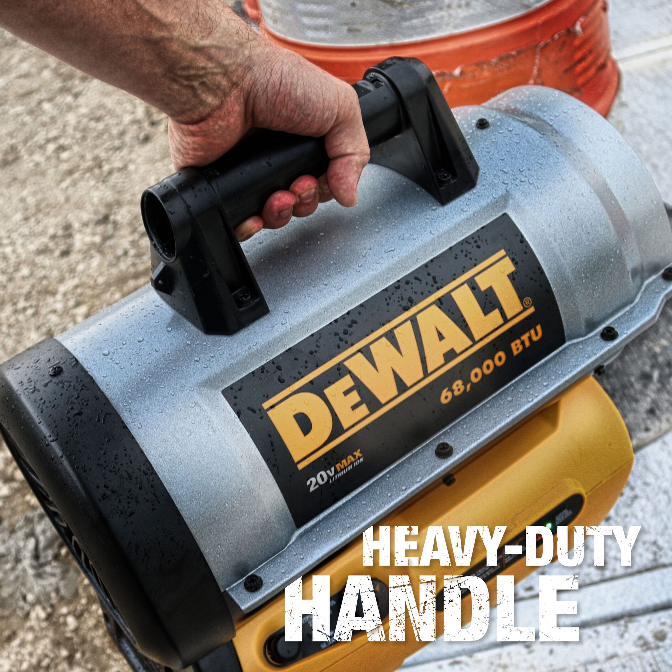 DEWALT 68000 BTU Outdoor Portable Forced Air Propane Heater DXH70CFAVH At Lowes