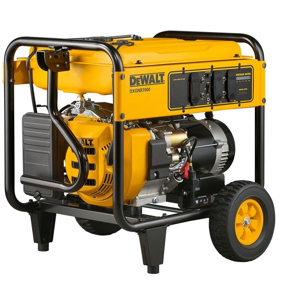 DEWALT 7 000 Watt Electric Start Gasoline Powered Portable Generator 50 ST CARB DXGNR7000 The Home Depot