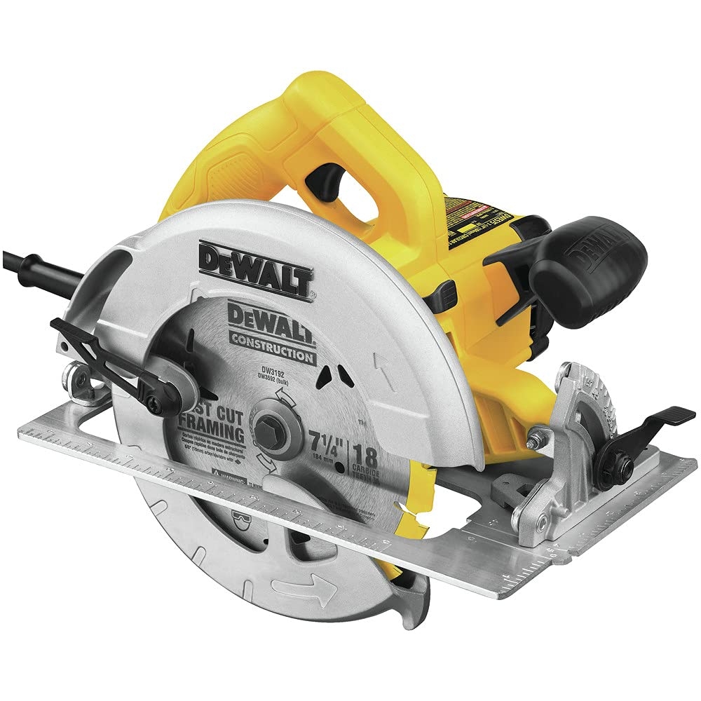 DEWALT 7 1 4 Inch Circular Saw Lightweight Corded DWE575 Power Circular Saws Amazon