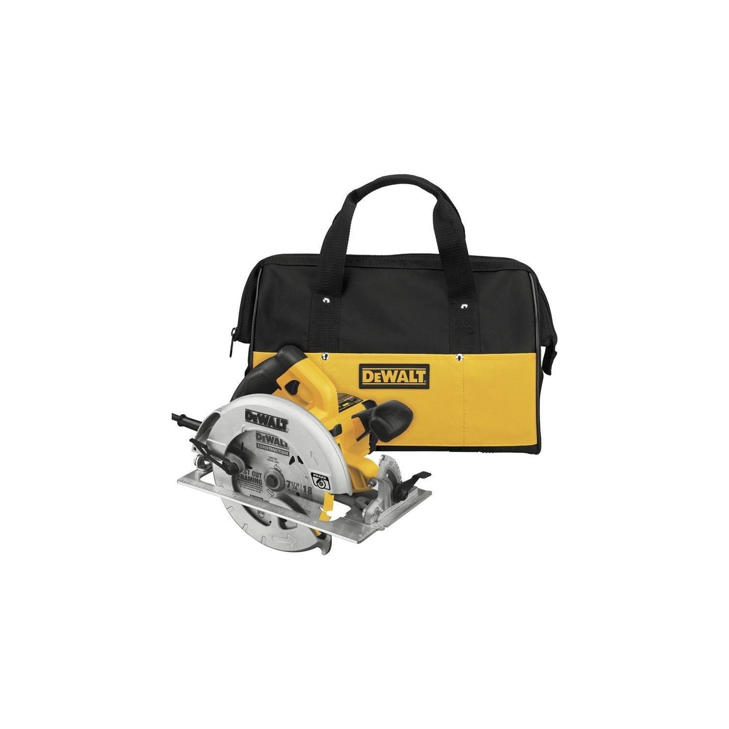 DeWalt 7 1 4 Lightweight Circular Saw With Electric Brake K L Jack