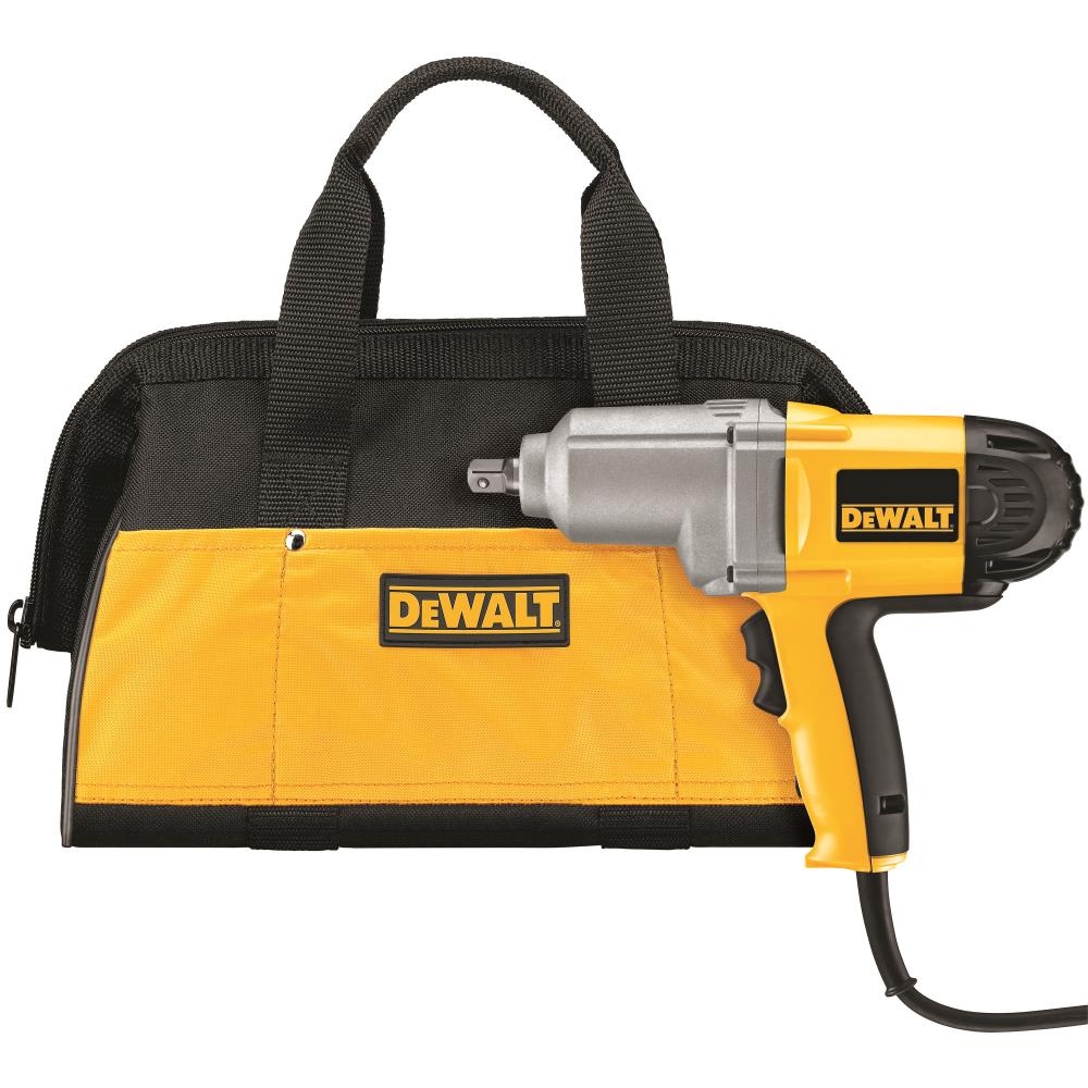 DEWALT 7 5 Amp 1 2 in Drive Corded Impact Wrench Charger Not 