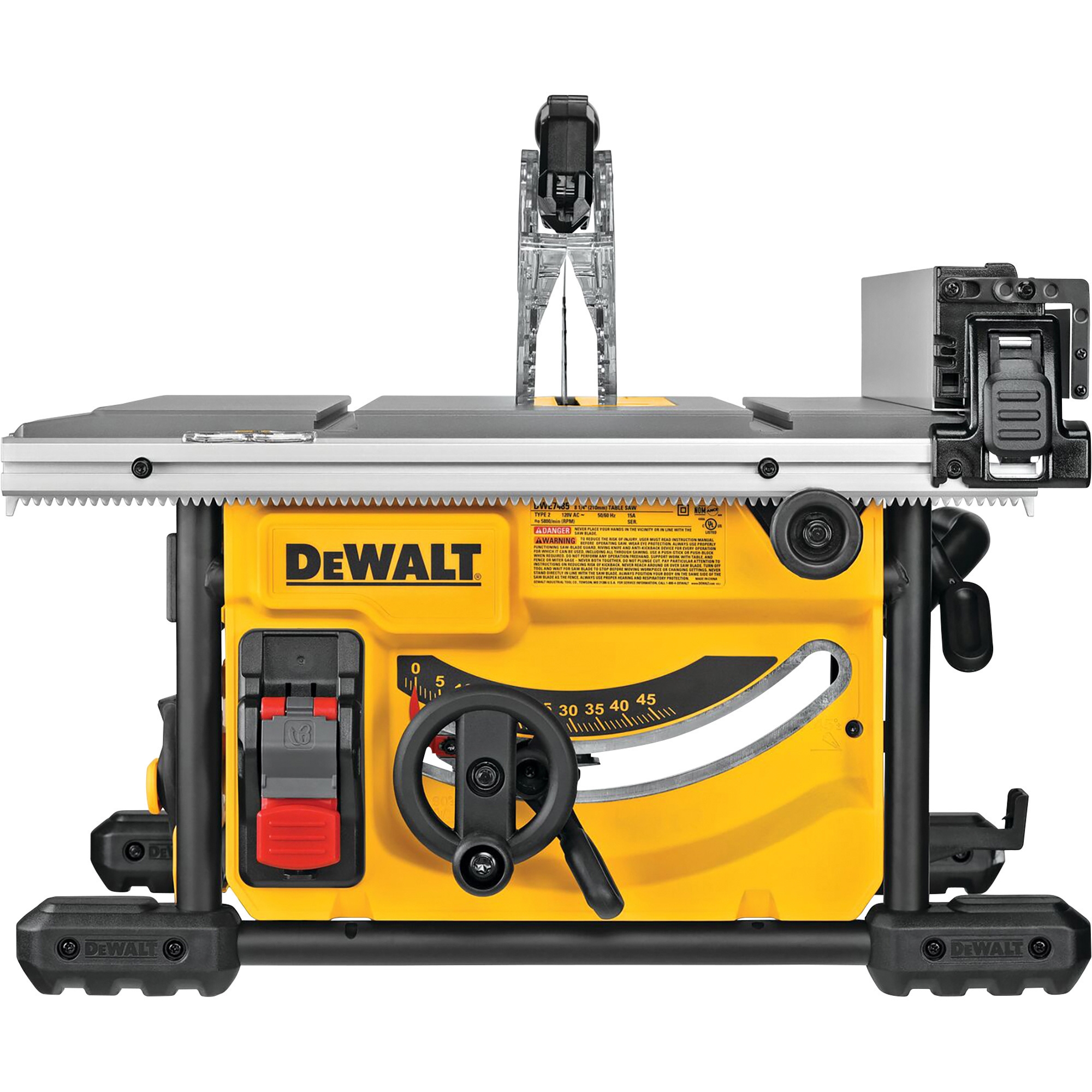 DEWALT 8 1 4in Compact Jobsite Table Saw Model DWE7485 Northern Tool
