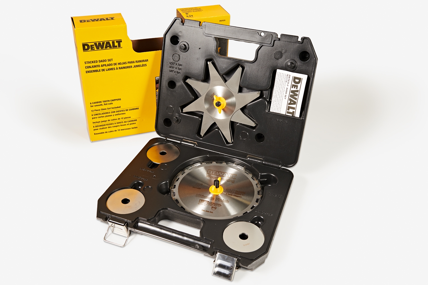 DeWalt 8 Stacked Dado Blade Set