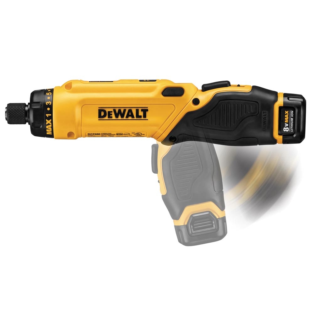 DeWalt 8V MAX Gyroscopic Screwdriver Denco Door Stuff