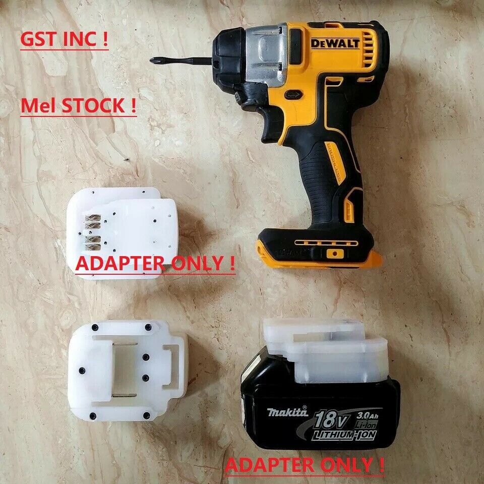 Dewalt ADAPTER 18V To Makita 18V Battery Adapter Dewalt Battery Adapter Converte
