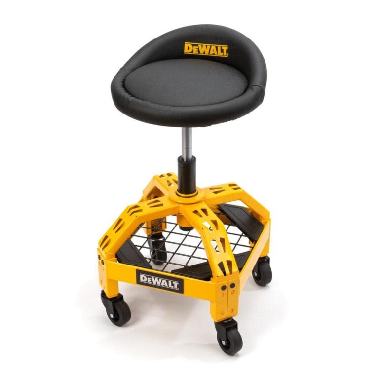 DeWalt Adjustable Shop Stool With Casters