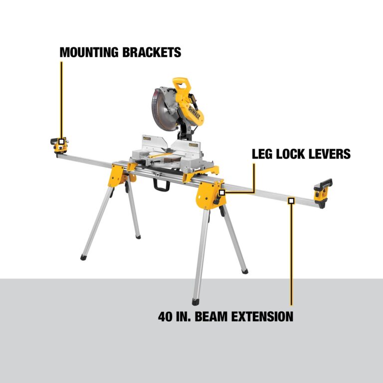 DEWALT Aluminum Adjustable Miter Saw Stand DWX724 At Lowes