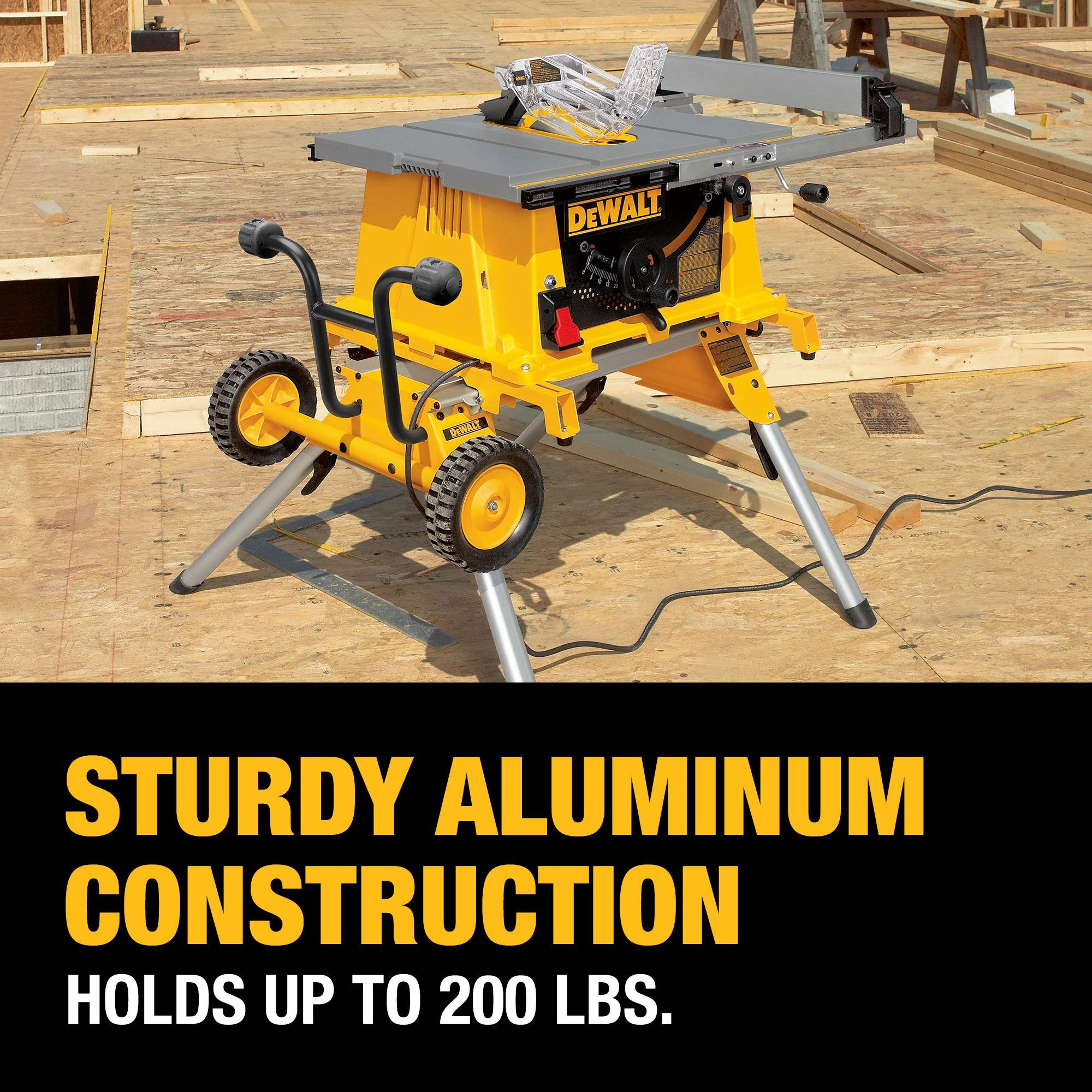 DEWALT Aluminum Rolling Table Saw Stand DW7440RS At Lowes