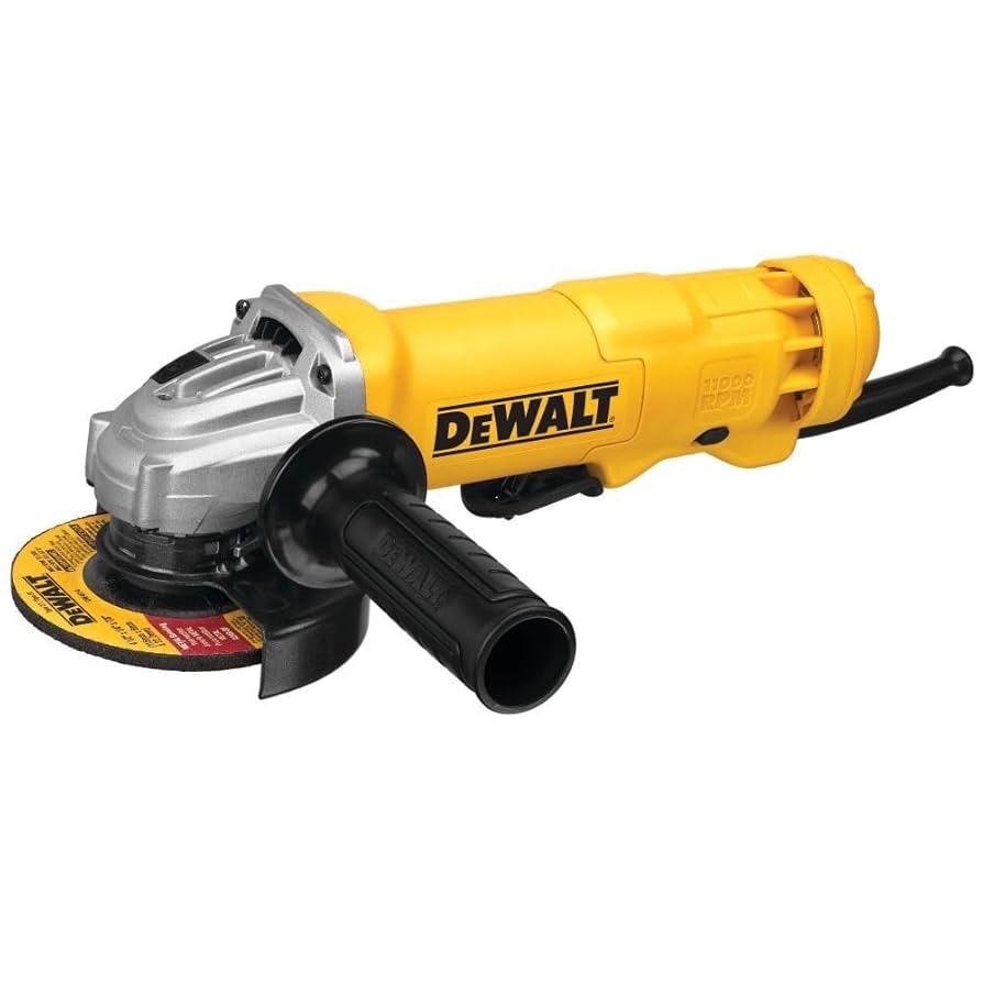 DEWALT Angle Grinder 4 1 2 Inch 11 Amp 11 000 RPM With Dust Ejection System Corded DWE402W Amazon