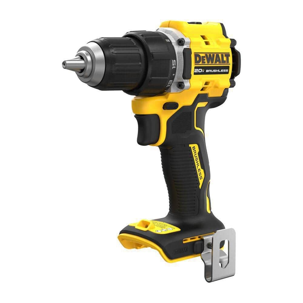 DEWALT ATOMIC 20 Volt MAX Brushless Cordless 1 2 In Drill Driver Tool Only DCD794B The Home Depot