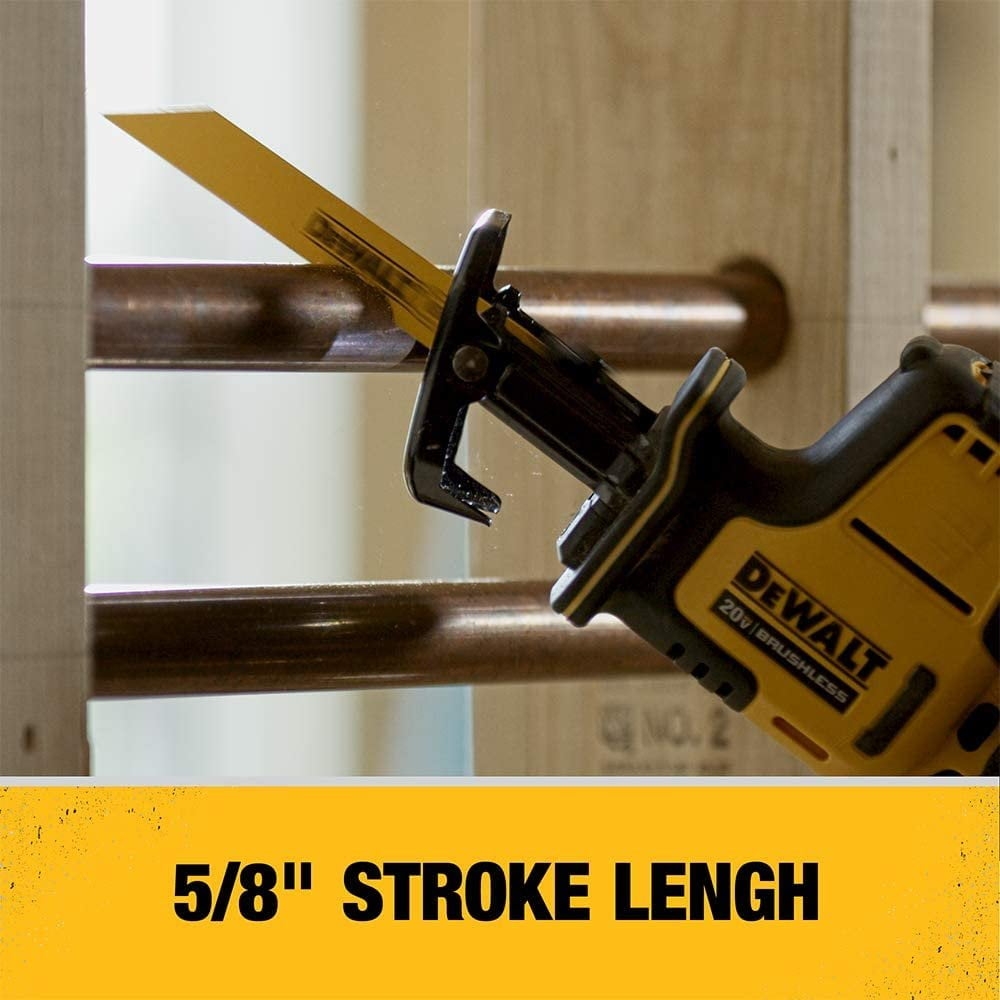 DEWALT ATOMIC 20V MAX Brushless Power Reciprocating Saw Cordless 